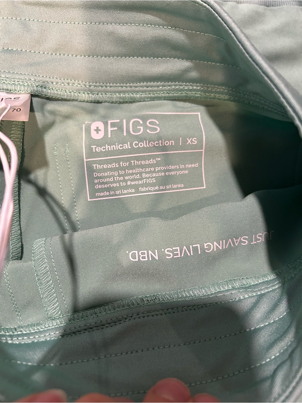 NWT Figs Jade Green Joggers Zamora Style W18SW2005 Size XS Nurse - Picture 4 of 4